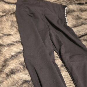 Guess Black Trousers with Logo Detail